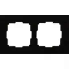 VESNA 742 4200 147 Рамка 2-ая горизантальная черная матовая