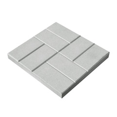 Тротуарная плитка вибролитье 400*400*35 "8 кирпичей", серый, 6.25 шт/м2 (н)