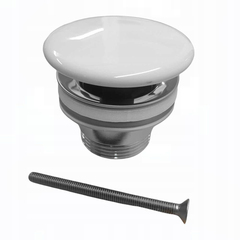 Duravit 0050750000 Донный клапан для раковин без перелива (керамический, белый) фото