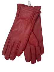 Перчатки. Женские. Материал верха: Кожаные. Подклад: плюш-флис.В упаковке 5 шт.