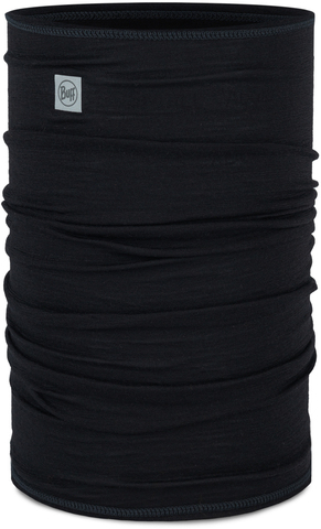 Картинка шарф-труба Buff Wool lightweight Solid Black - 1