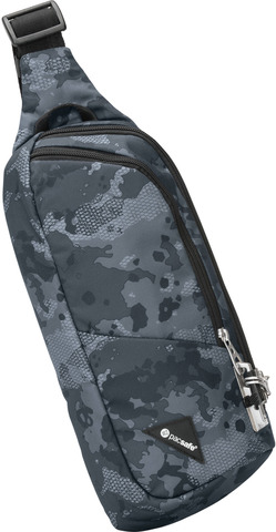 Картинка рюкзак однолямочный Pacsafe vibe 150 Черный - 1