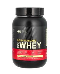 Optimum Nutrition Gold Standard 100% Whey, сыворотка, ванильное мороженое, 907 кг (2 фунта)