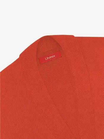 Кардиган с пуговицами из шелка