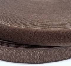 Велкро/липучка комплект, ш. 2,5 см, коричневый