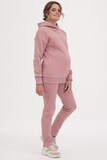 Утепленный спортивный костюм для беременных и кормящих 16034 пудра