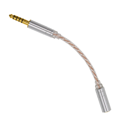 Кабель-переходник для наушников, усилителей и аудиотехники 4.4мм (Папа-баланс) на 2.5 (Мама-баланс)