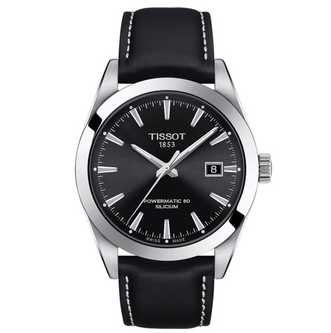 Наручные механические часы Tissot Gentleman Powermatic 80 Silicium T127.407.16.051.00