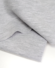 Светло-серый меланж Пике Double Face