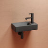 Ceramica Nova Element CN6051RMDH Умывальник подвесной прямоугольный (чаша справа, отверстие под смеситель слева), 41.7x21.7, цвет: темный антрацит матовый