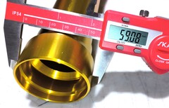 Внешний стакан пера вилки для Honda CB600F Hornet 2005-2006 г.в. золотой