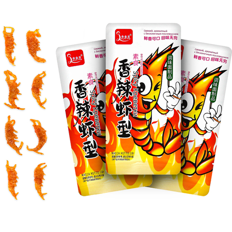 Снеки соевые Креветки (ZD0478РФ) 1кор*14бл*30шт, 18гр