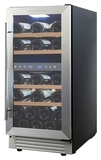 Винный шкаф Cellar Private CP027-2T серебристая дверь