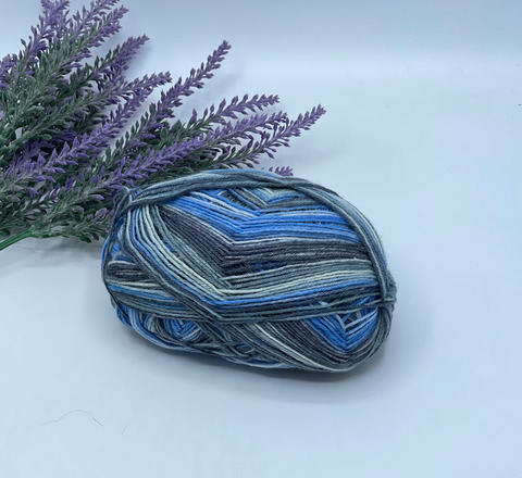 Stock Arcobaleno 300-500м/100 гр. 75% Меринос 25%Полиамид , Мультиколор, 40841