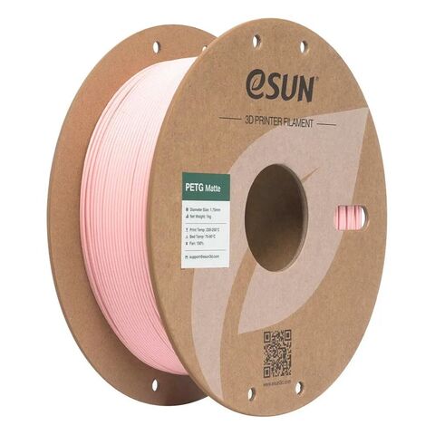 Пластик для 3D-печати eSUN PETG-Matte, 1,75 мм, 1 кг, персиково-розовый, PETG-MT175O-PF1Y1