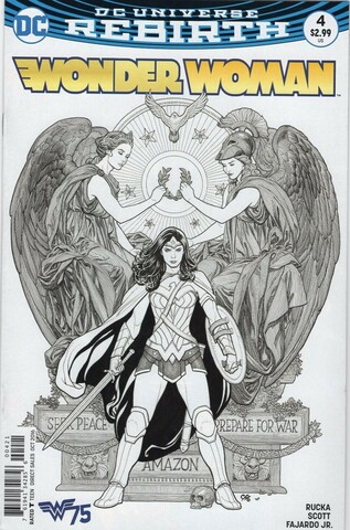 Wonder Woman #4 Rebirth (Variant Cover art by Frank Cho)