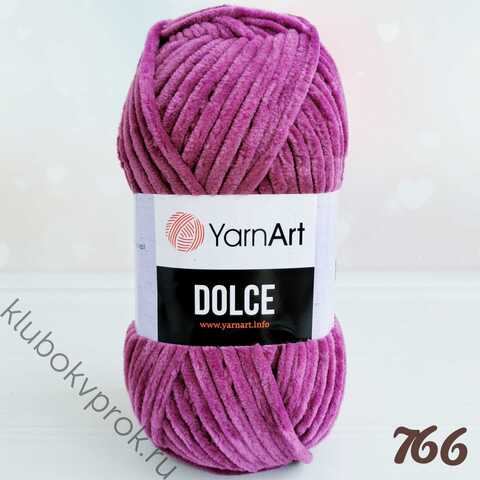 YARNART DOLCE 766, Темный розовый