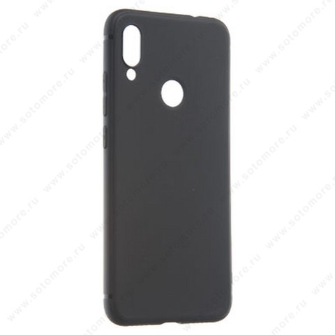 Накладка силиконовая Soft Touch ультра-тонкая для Xiaomi Redmi Note 8 черный