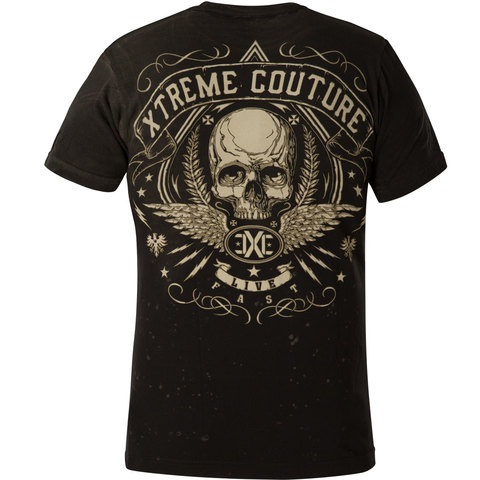 Xtreme Couture | Футболка мужская DEUCES WILD X1774 от Affliction спина