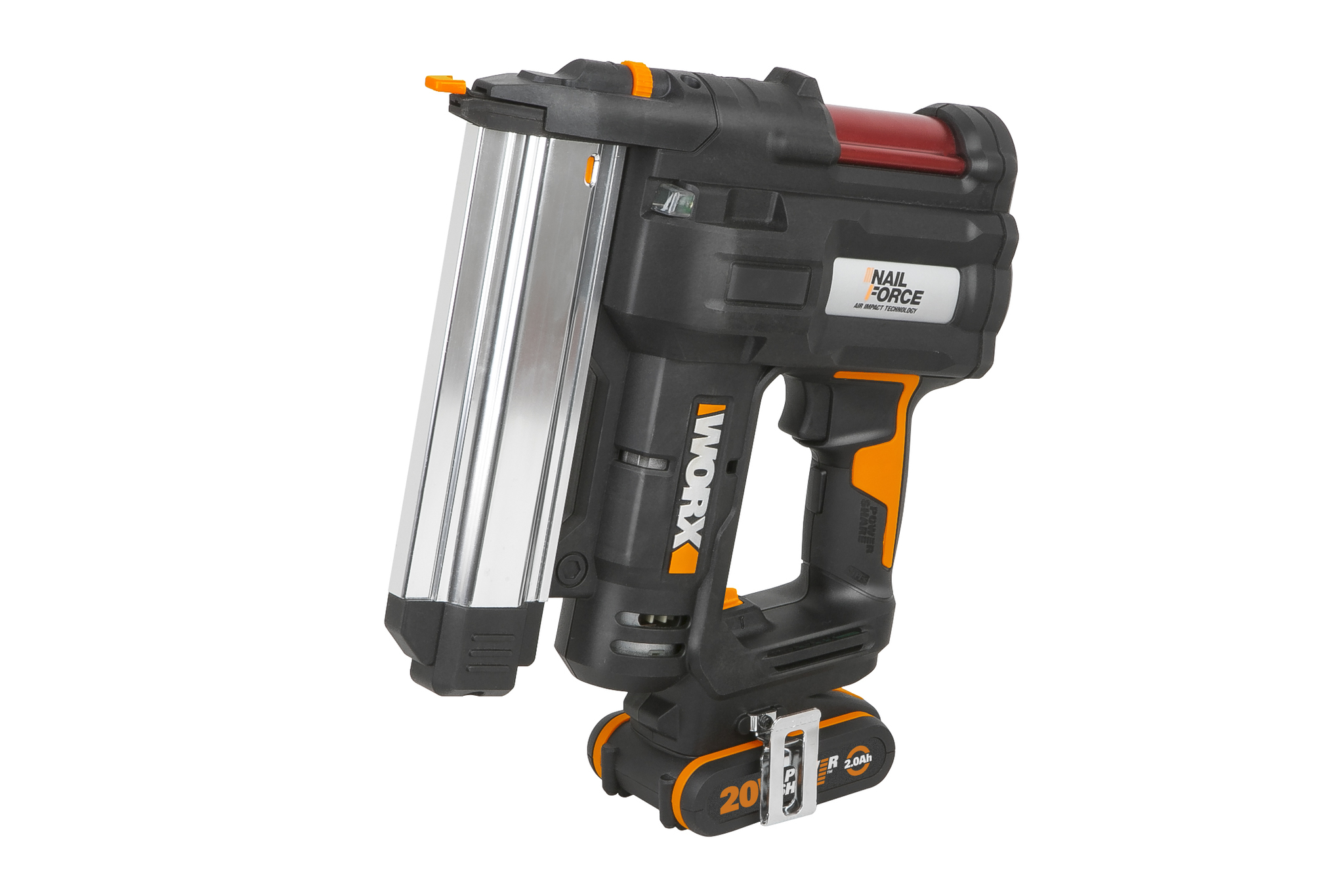 Аккумуляторный Гвозде-скобозабиватель WORX WX840 20В, 2Ач х1, ЗУ, кейс