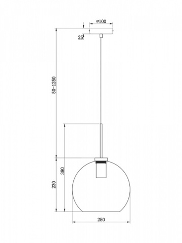 Подвесной светильник Freya Bravis FR8003PL-01BS
