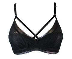 Стильный бюстгальтер-бралетт Diamond Mesh Non Wired Padded Bralette - 