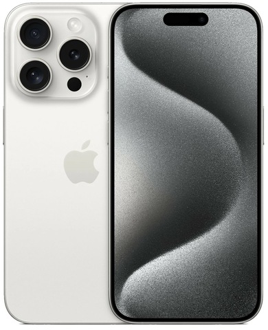Смартфон Apple iPhone 15 Pro 512 ГБ (nano-SIM и eSIM), Белый титан