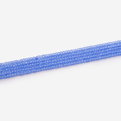 Хрустальные бусины, оттенок "Голубой", 2,3*1,5мм, мини-рондель
