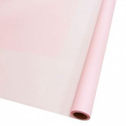 Упаковочная пленка/для цветов, Матовая однотонная, Розовый, 50 мкм, 0,6*10 м