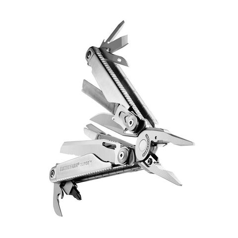 Мультитул Leatherman Surge 115 mm, 21 функций, серебристый (830165)