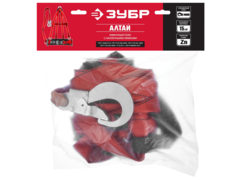 ЗУБР АЛТАЙ страховочный строп, фурнитура из оцинкованной стали, 3 точки крепления, размер L (1140-1440), лямочный пояс с наплечными лямками(11584)