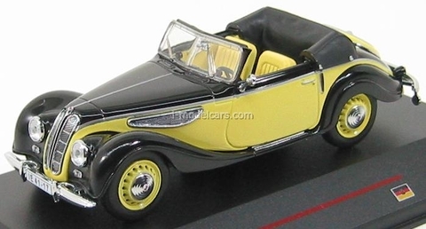 EMW 327 Softtop black-light yellow 1955 IST036 IST Models 1:43