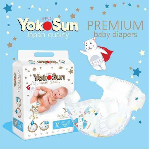 Подгузники Yokosun PREMIUM 5-10 кг (M)