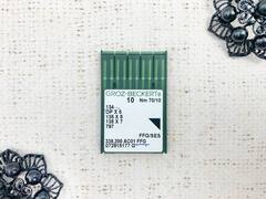 Иглы промышленные, толстая колба трикотаж DPx5 70/10 134FFG/SES, 10 игл