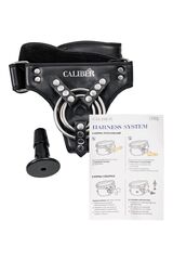 Черные трусики для страпона RealStick CALIBER - 