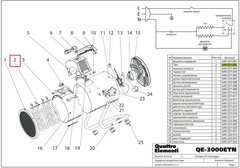 Термоэлемент QUATTRO ELEMENTI QE-3000ETN (ТЭН 1500W) (649-257-002)