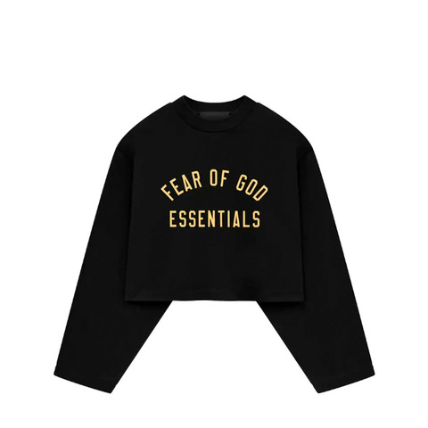 Лонгсливы Crop Long-sleeve T-shirt in Tri-blend Jersey