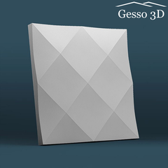 Гипсовая 3D панель Ромбы