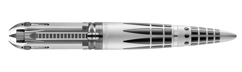 Ручка перьевая Caran d'Ache Astrograph Sandblasted Matt Rhodium Limited Edition M (1655.481)
