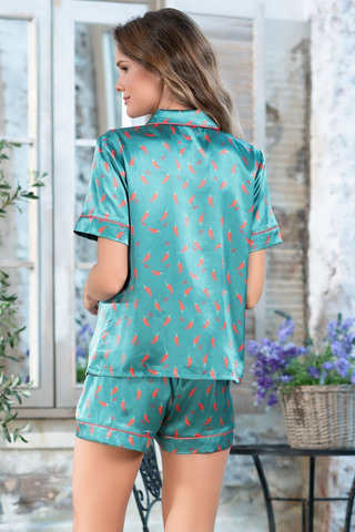 Пижама Julia Peppers 7072 Изумрудный Mia-Mella