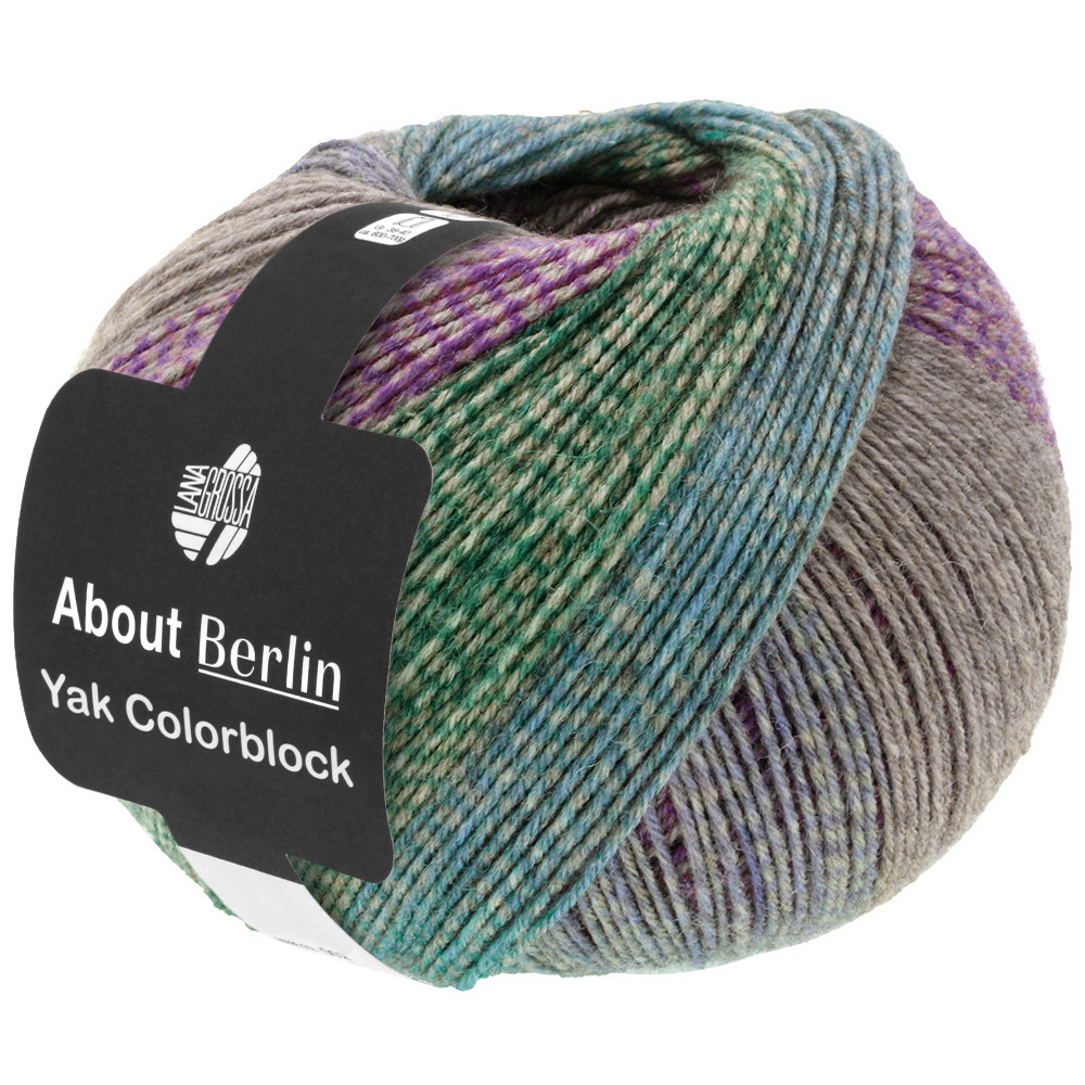 Lana Grossa About Berlin Yak Colorblock купить - www.knit-socks.ru