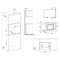 Микроволновая печь Krona LAUNE 60 WH K