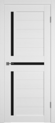 Дверь Atum 16 / Snow / Black Gloss / Владимирские двери