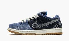 SB Dunk Low "Sashiko Denim Gum"