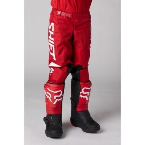 Мотоштаны подростковые Shift White Label Trac Youth Pant (Red, 28, 2021)