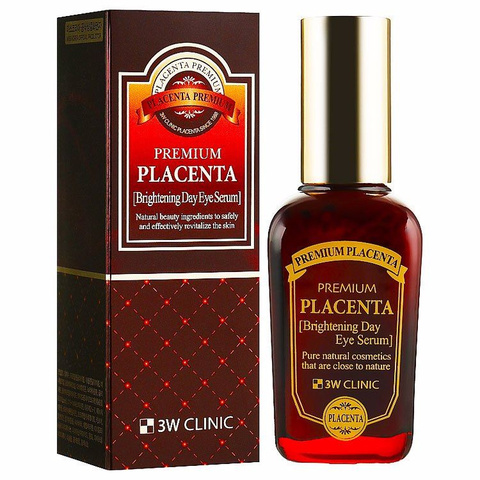 3W Clinic Placenta Brightening Day Eye Serum Сыворотка для кожи вокруг глаз с плацентой 50 мл