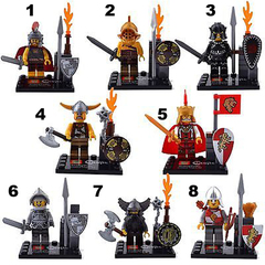 Minifigures Castle Soldiers Blocks Building Series 02