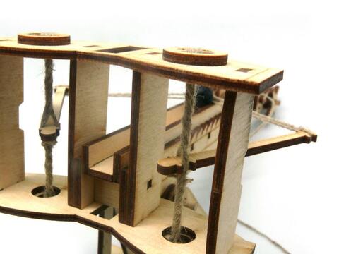 Римская Баллиста (Armarika) - деревянный конструктор, 3d Пазл, сборная модель, моделирование, моделизм.