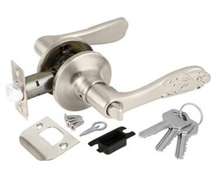 Ручка защелка Punto 6033 SN-E,ключ/фиксатор,цвет МАТОВЫЙ НИКЕЛЬ 3750683