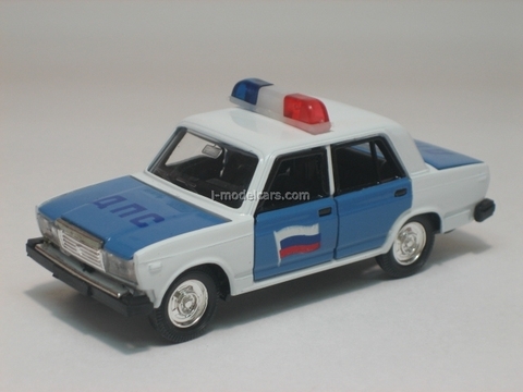 VAZ-2107 Lada DPS Police Agat Mossar Tantal 1:43